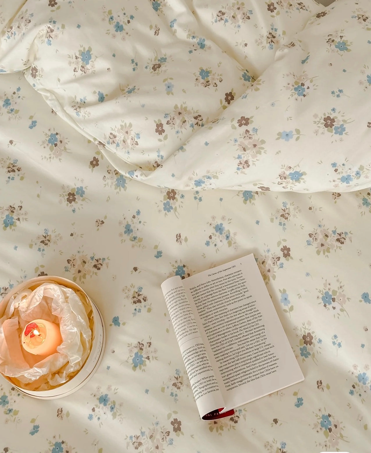 Gardenia Grace Duvet Cover Set