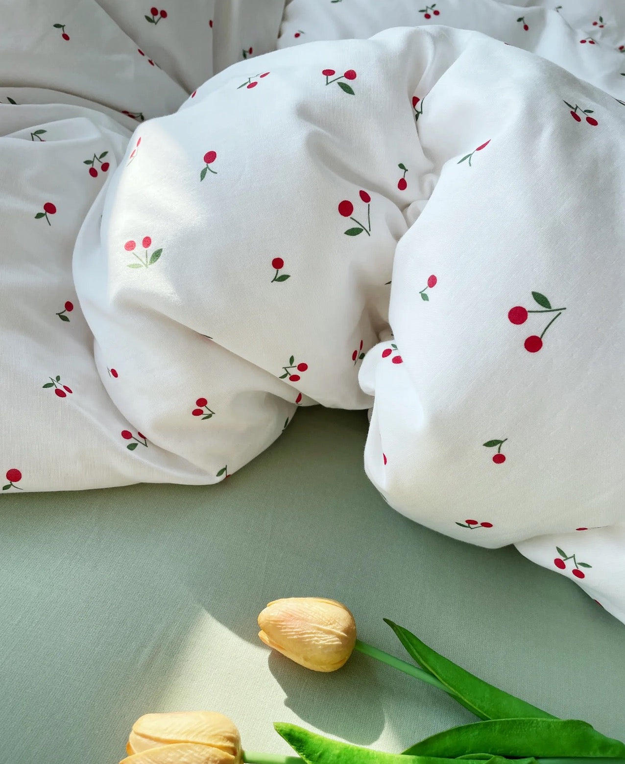 Cherry Bloom Duvet Cover Set