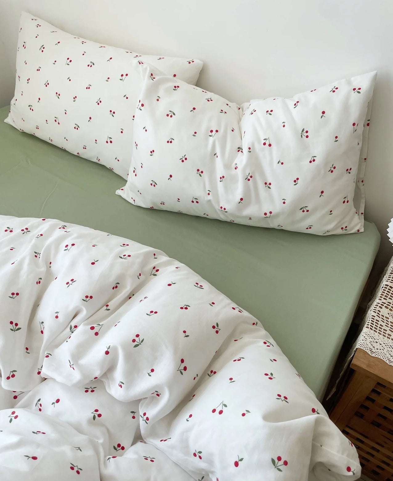 Cherry Bloom Duvet Cover Set