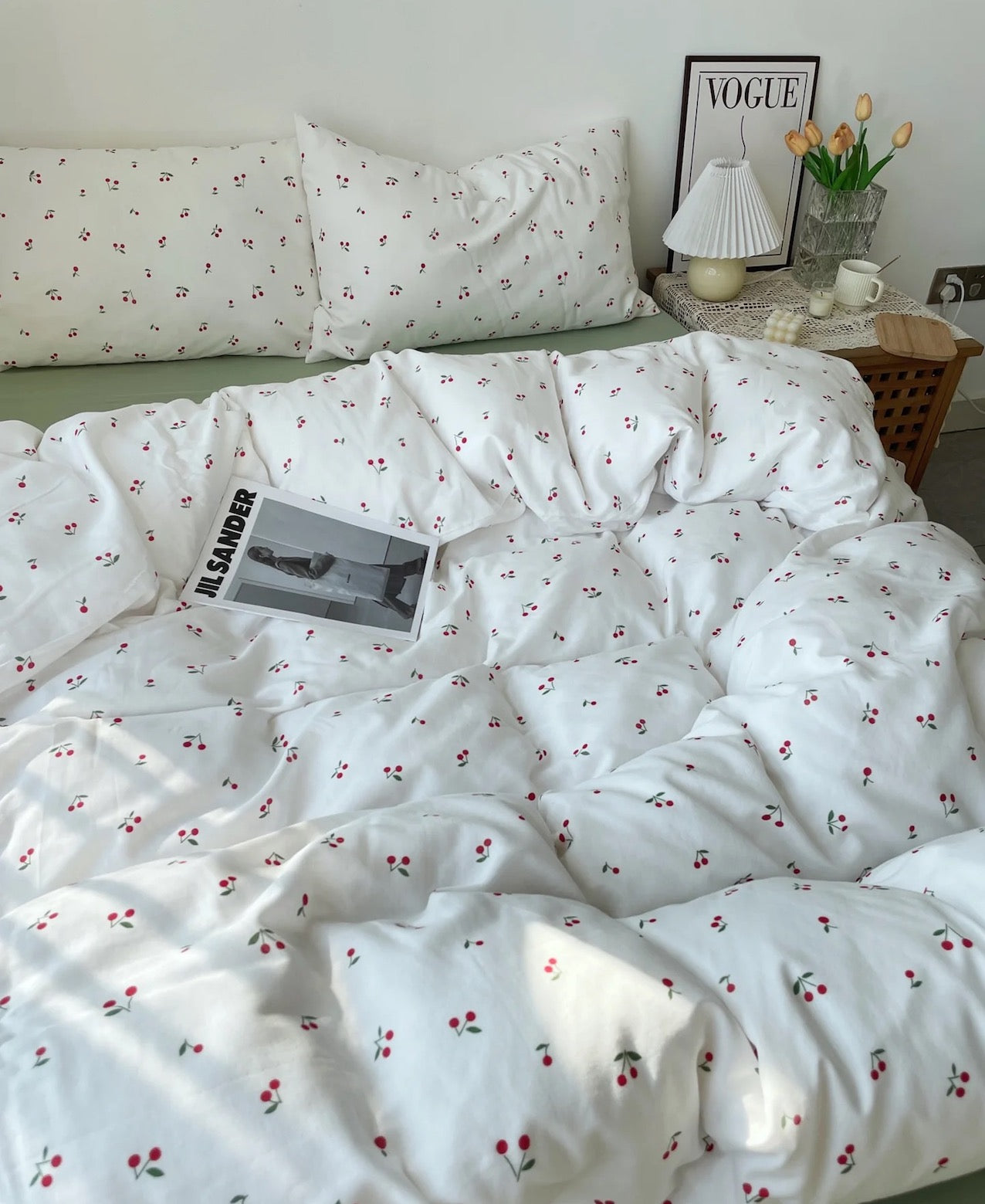 Cherry Bloom Duvet Cover Set