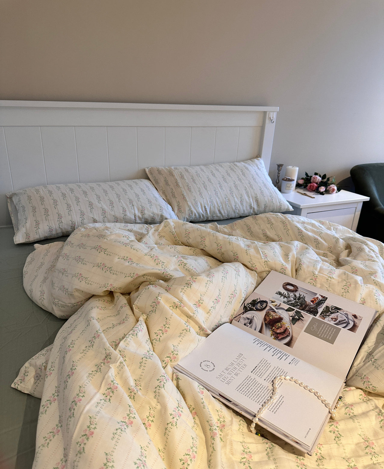 Promise Poem Cotton Muslin Duvet Cover Set