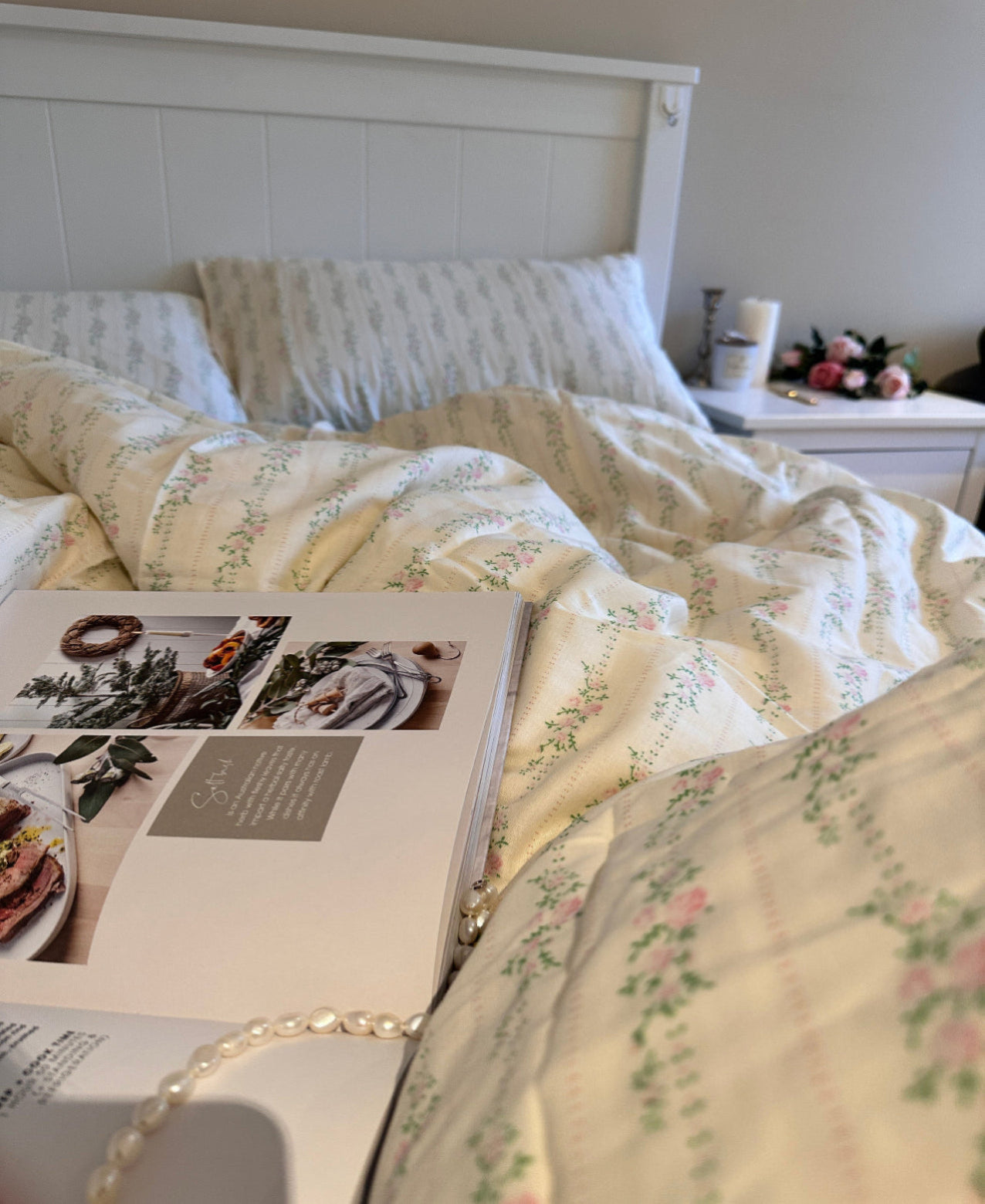 Promise Poem Cotton Muslin Duvet Cover Set