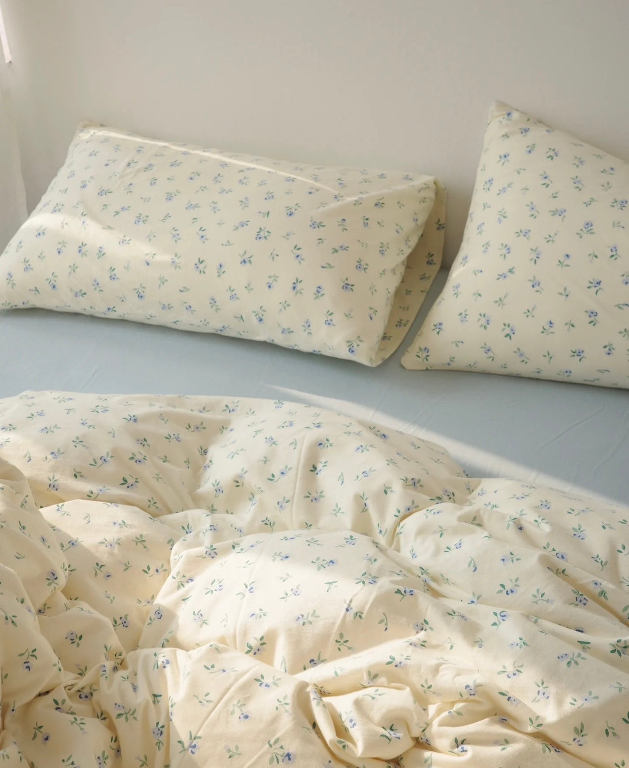 Baby Blue Duvet Cover Set