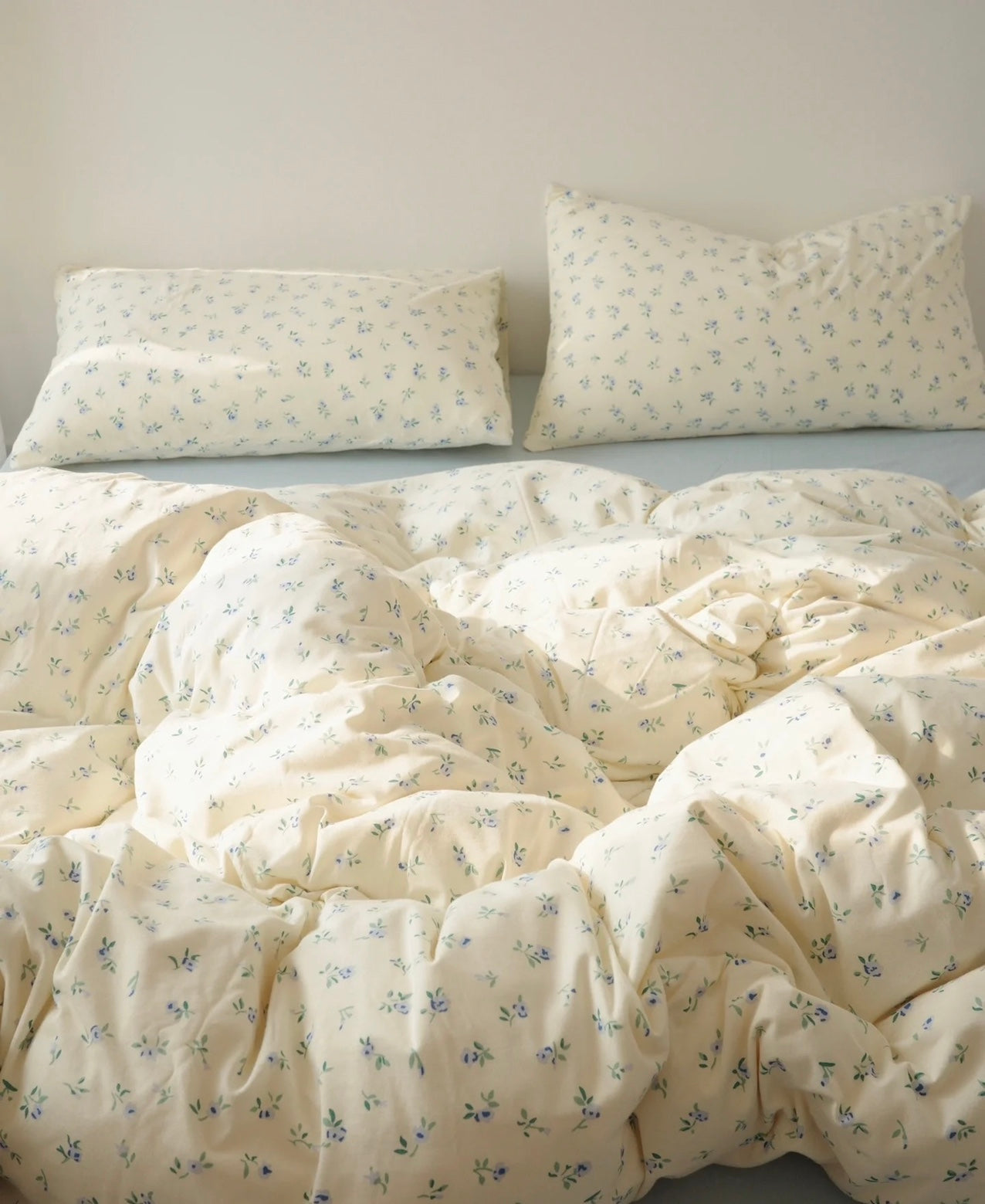 Baby Blue Duvet Cover Set